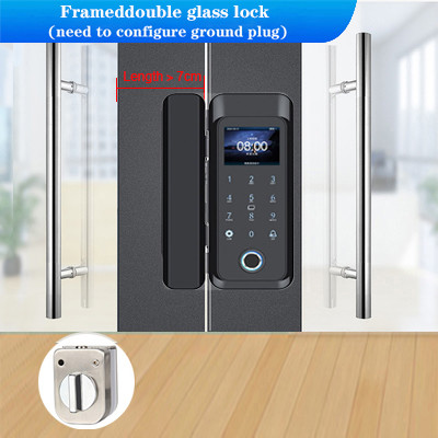 Sliding Door FCC 300 Fingerprint RFID Door Lock 2000 Card