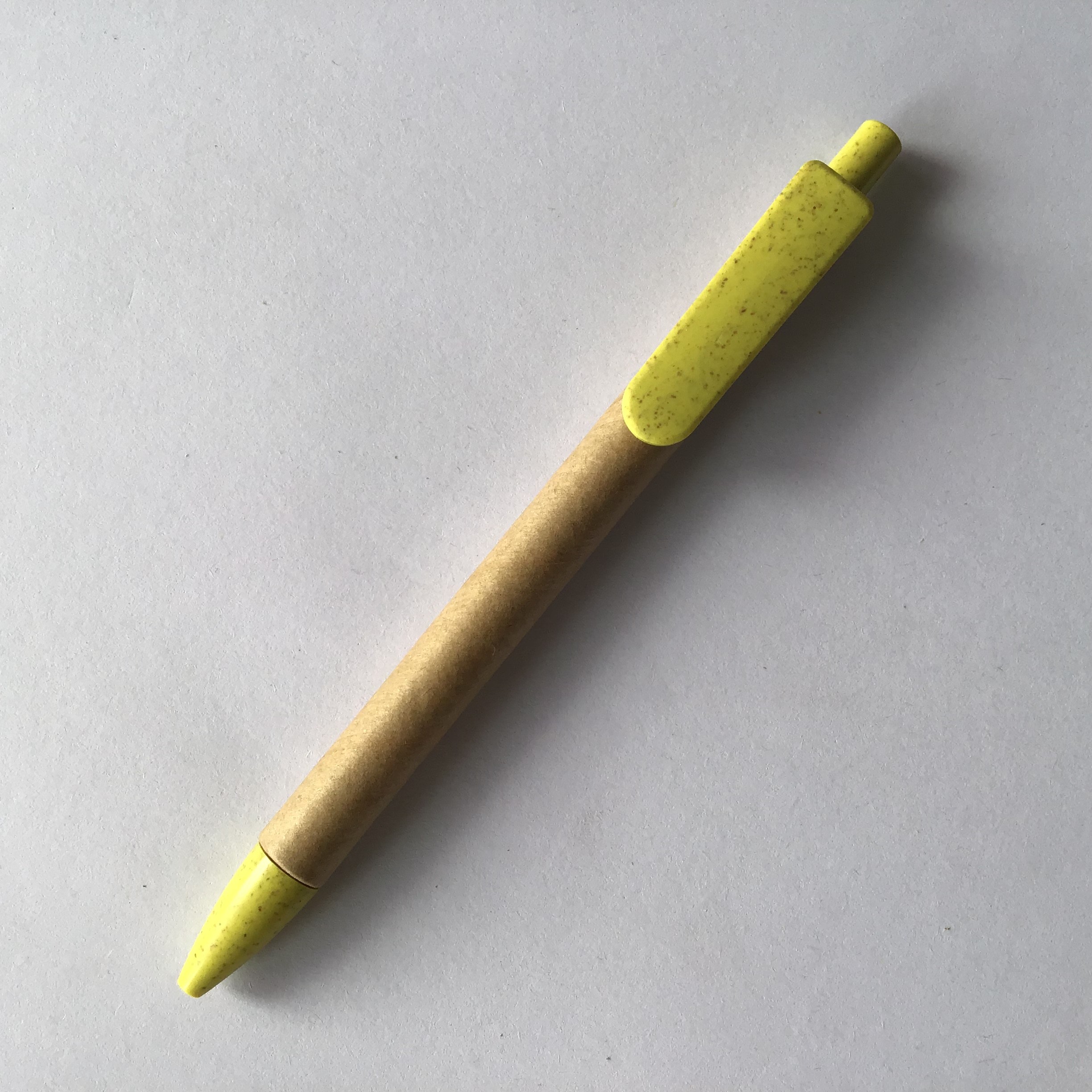 biodegradable pen made by paper and straw with printing LOGO
