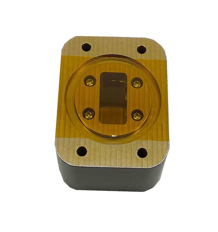 Low Loss Full Bandwidth Window Waveguide Components Aluminum Material