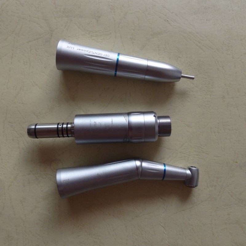 Dental Low Speed Turbine Internal Inner Water Spray Straight Handpiece Air Micromotor Contra Angle 2/4 Holes