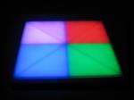 Night Club Rgb Color Changing Led Dancing Floor High Brightness 100 * 100 * 15