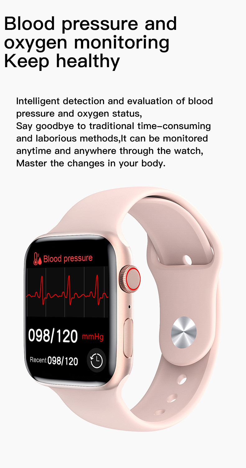 1.75 Inch Mtk Chipset Wallpaper Smartwatch IWO W26+ Pro ECG