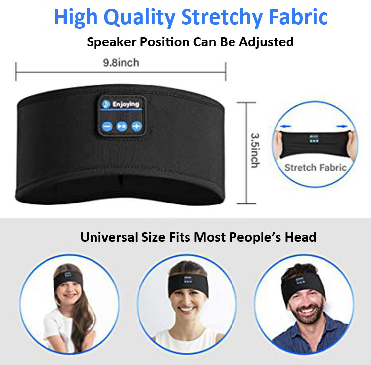 Soft Elastic Wireless Bluetooth Earphone BT5.0 Bluetooth Music Headband