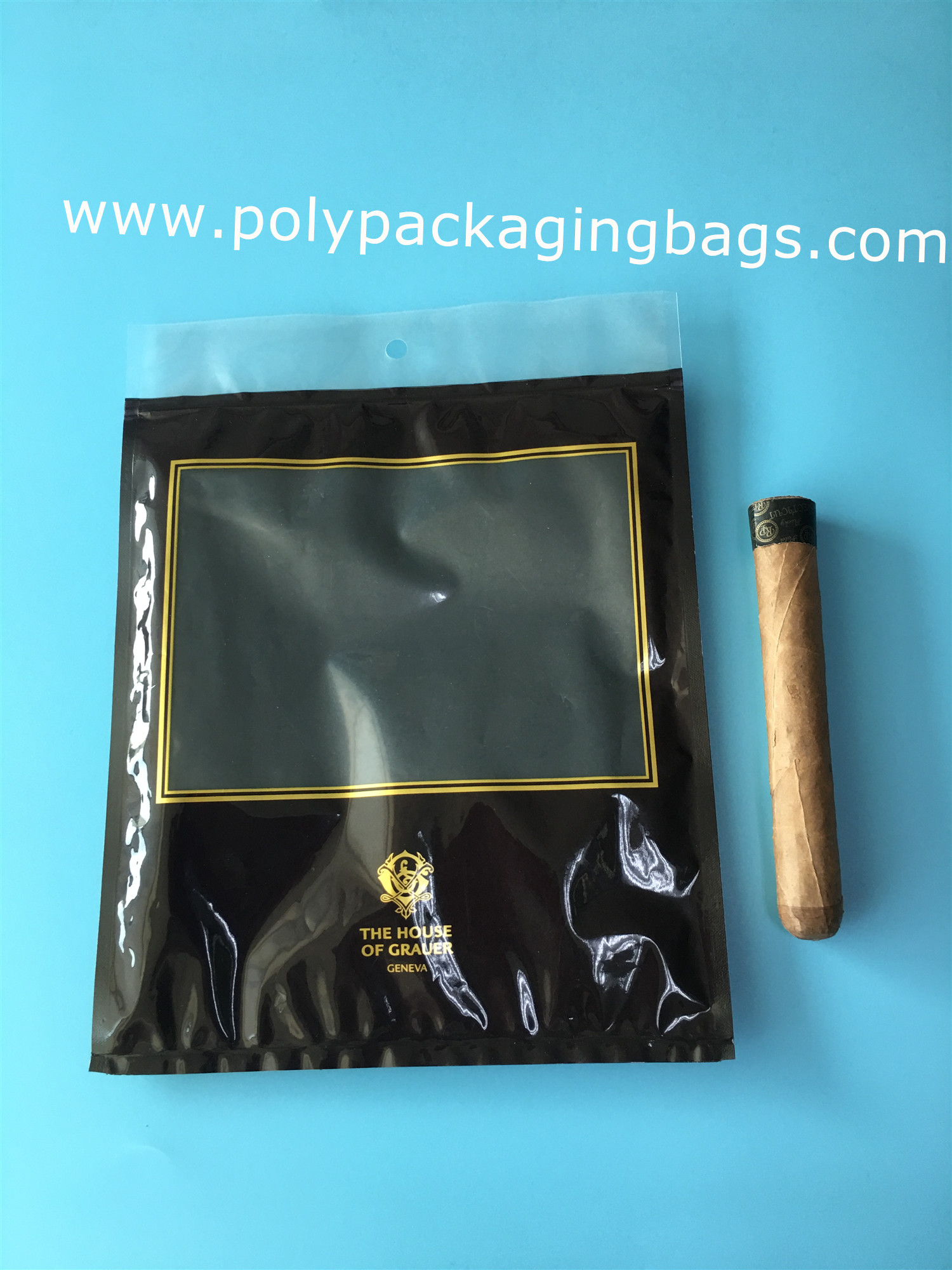 Fashion Moisturizing Fresh Cigarette Plastic Bag With Zipper Lock Custom 1 To 9 Colors