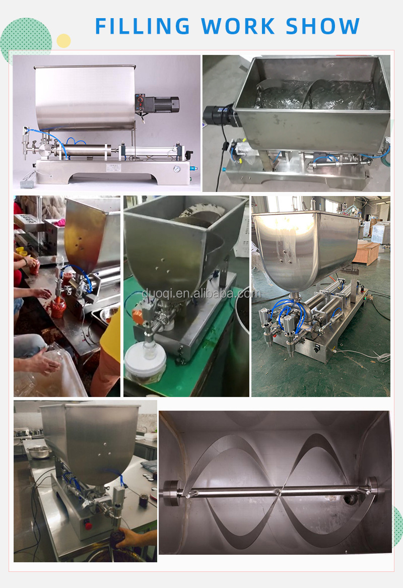 200 BPH Semi Auto Pneumatic Liquid Filling Machine With Heater And Mixer