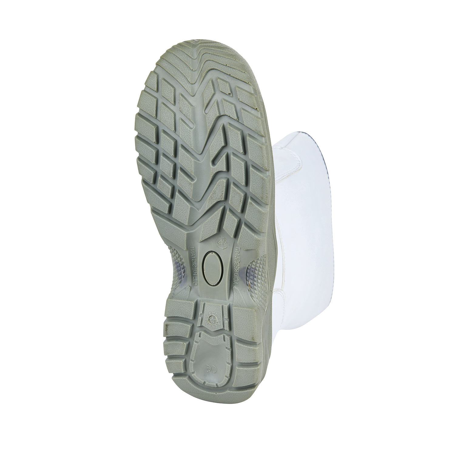 Round Toe PU Safety Work Boots with Split Leather Upper Material and Steel Toe