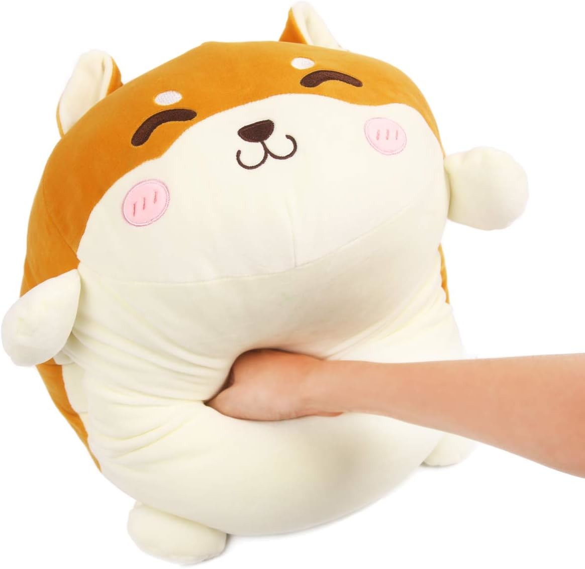 Shiba Inu Plush Pillow Stuffed Animal Cute Plush Toy Squishy Anime Corgi Plushie Fluffy Kawaii Soft Hugging Pillow
