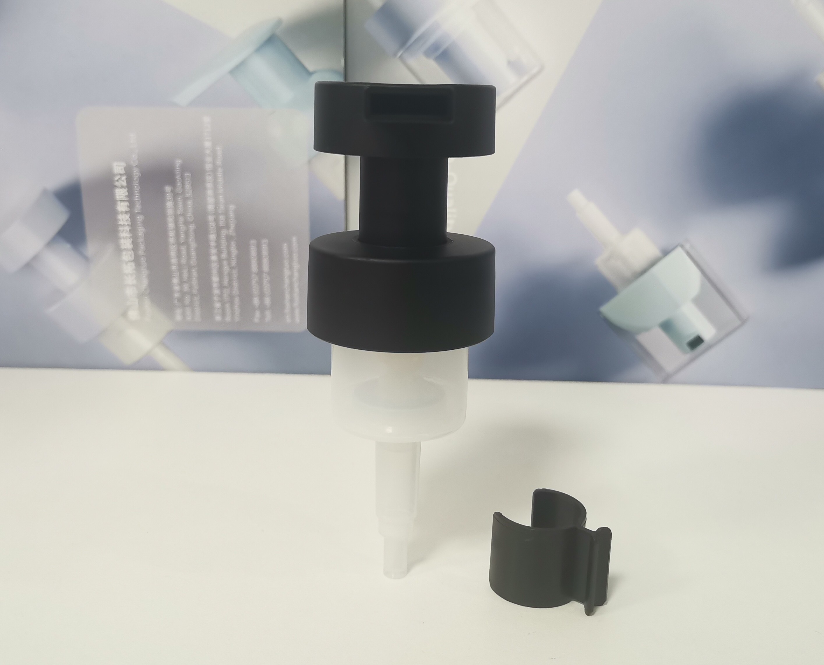 Eco Friendly Plastic Foam Pump Smooth / Wash With All Plastic Spring Made Of 100% Recycled PP