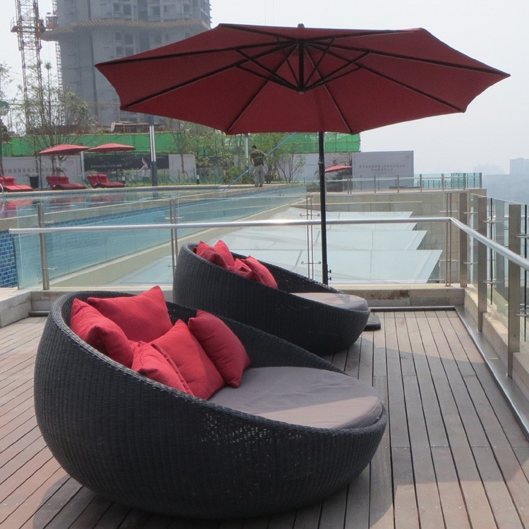 Haoyida 1200mm Cast Iron And Wood Garden Bench Advertising