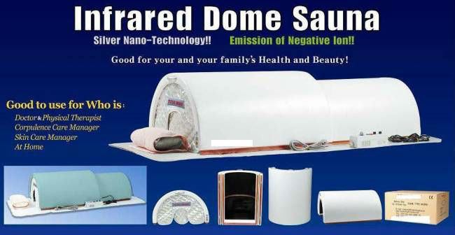 White Far Infrared Sauna Dome Heat Therapy EMF CE Certified