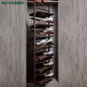 Buy cheap Wardrobe Rotating Vertical Cabinet Shoes Rack Basket product