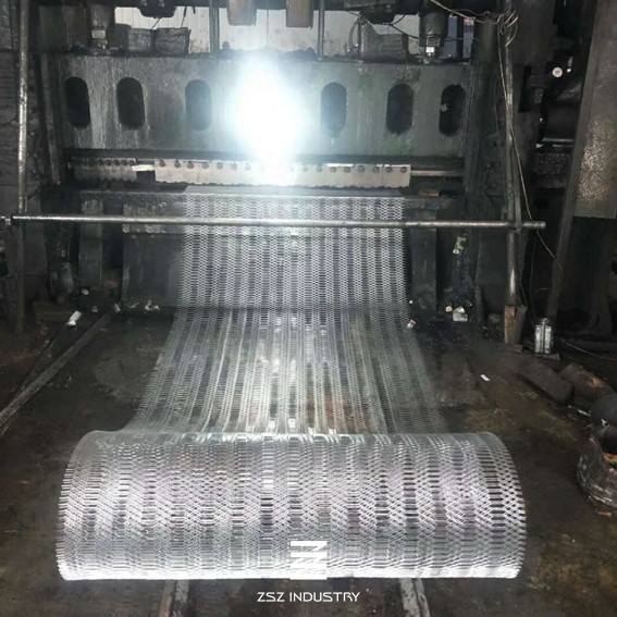 Cold Galvanizing Steel Wire Mesh Panels For Steel Plate Railway Construction