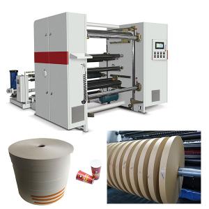 Buy cheap 30-400gsm Full Automatic Paper Slitting Machines With Three Servo product