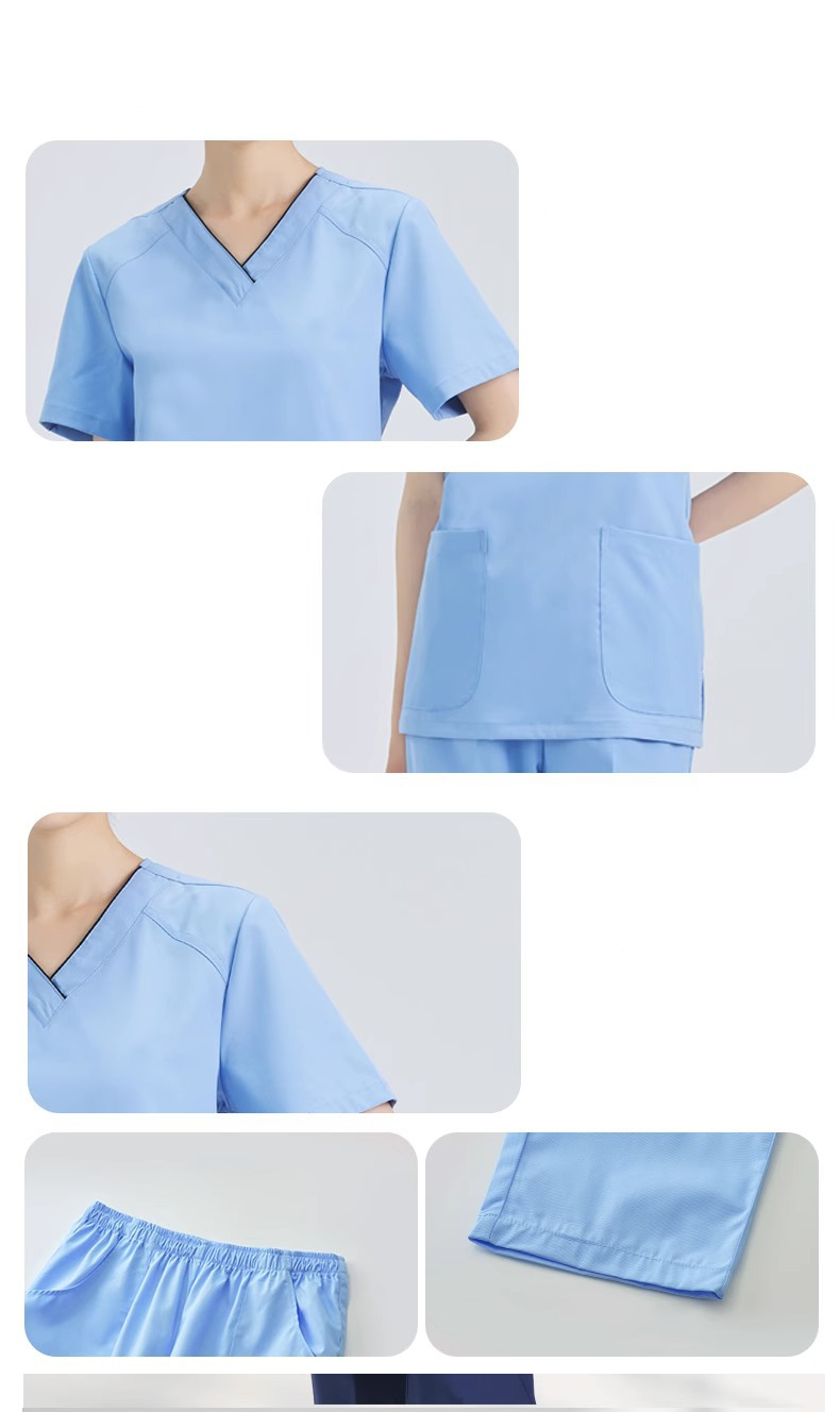Uniforms From Medical Scrub Spandex Stretch Fashionable Uniformes Medico Nursing Scrubs