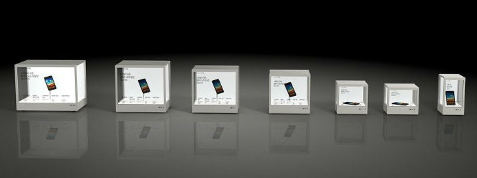 Ultra Thin Transparent LCD Showcase , Transparent LCD Screen 4g Lte Optional