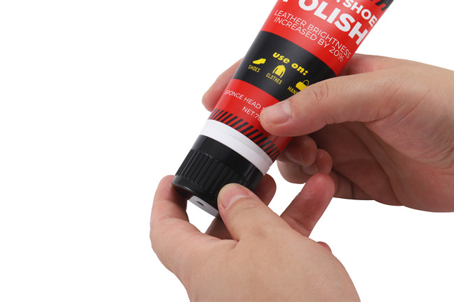 Black Brown Cream Shoe Polish Sponge Applicator Hose Packaging Leather Shoe Glaze Essential Polish