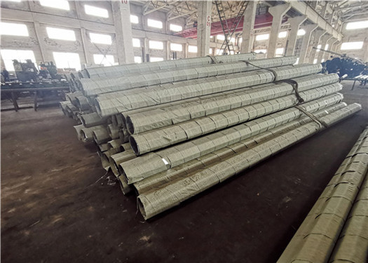 Electric Masts Galvanized Power Transmission Line Steel Pole