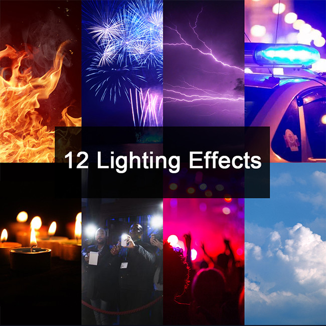 200W RGB LED Video Light Photographic Panel 1792 LEDs 12 Effects 95Ra