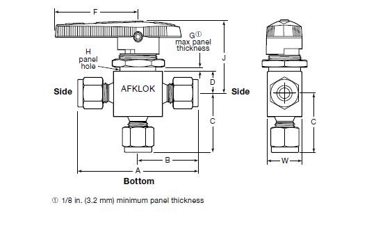 High Pressure Stainless Steel Ball Valve High Temp Resistant 3000PSI 3 Way 1/2"