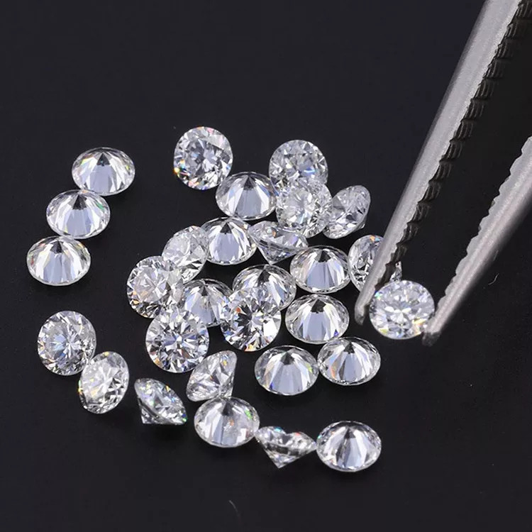 Classic Round Brilliant Cut Lab Created CVD White Loose Diamond 2-3CT IGI Certified For Jewelry Decoration