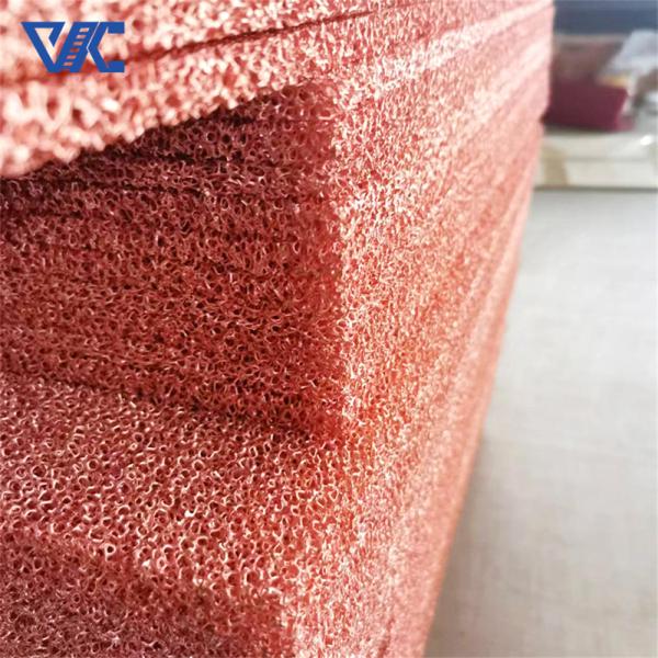Customized Size 99.9% Purity Copper Foam For Lithium Battery Cathode Material