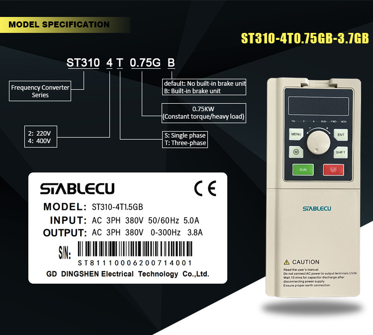 750W Three Phase Variable Frequency Inverter