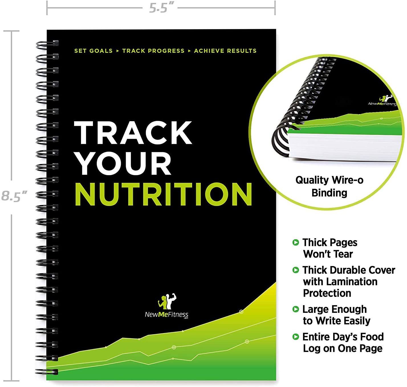 LOGO Customized Fitness Journal and Exercise Log Book for Daily Progress Tracking