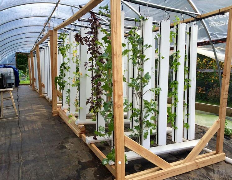White 3mm Thickness Tower Grow Channel Hydroponic PVC Pipe for Hydroponic System