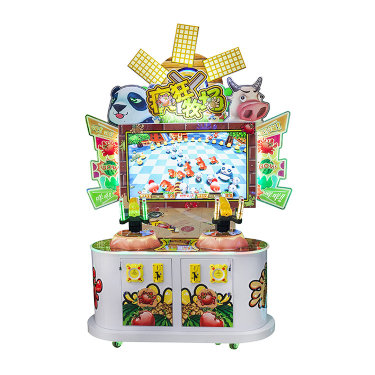 Crazy Pasture Coin Op Video Games , Shooting Gun Two Player Arcade Machine