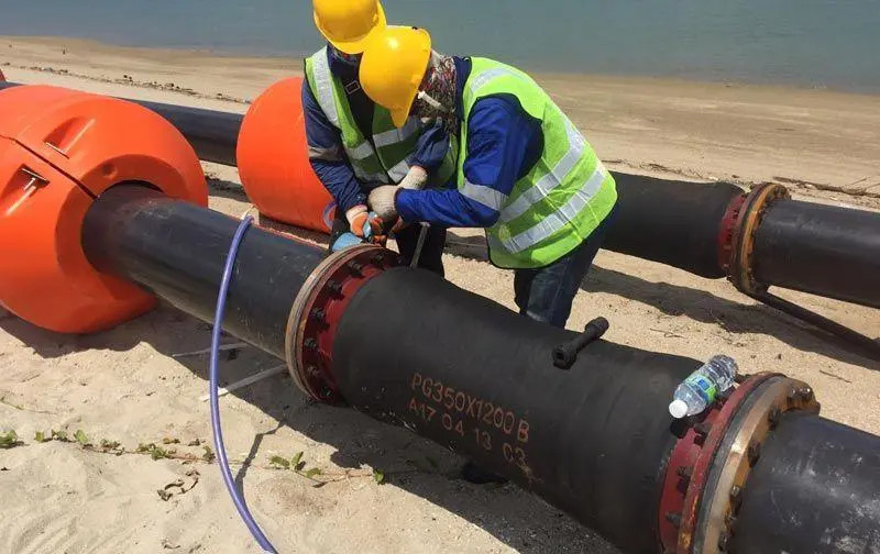 Water Discharge Hose Pipe Lay Flat Connect Rubber PVC Black Drain Extension