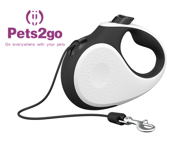 Solid Pattern 146*101*32mm Nylon Retractable Pet Leash