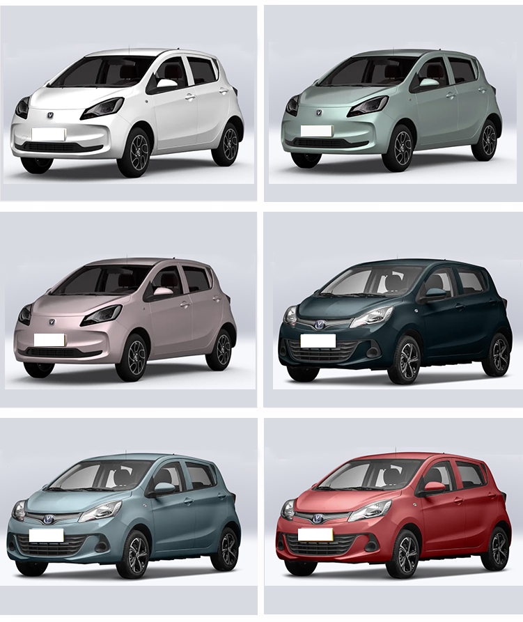 3770x1650x1570 Electric Hatchback Changan Benben E-Star 2023 Model 5 Door 5 Seats 301km Range 101km/h Maximum Speed