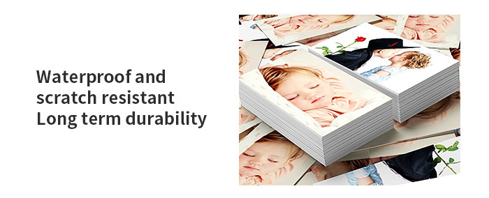 A4 Mid Glossy Resin Coated Photo Paper , 200gsm Glossy Photo Paper Home Use