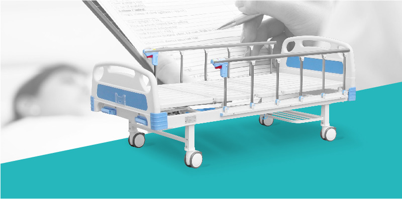 Low Price Hospital Furniture Bed For Hospital Patient
