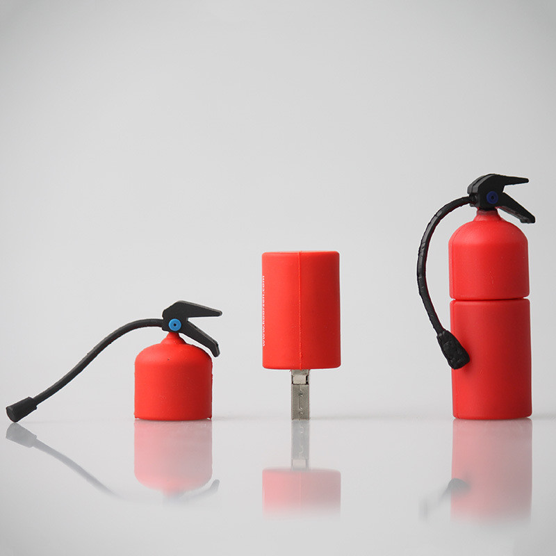 Fire extinguisher 4G USB2.0 drive logo customized cheap promotion gift