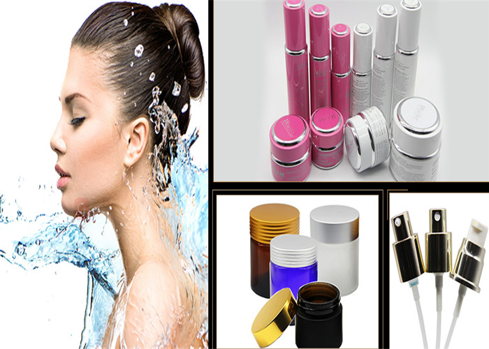 Empty Round Vacuum Cosmetic Airless Bottle 30ml 50ml For Skin Care Cream