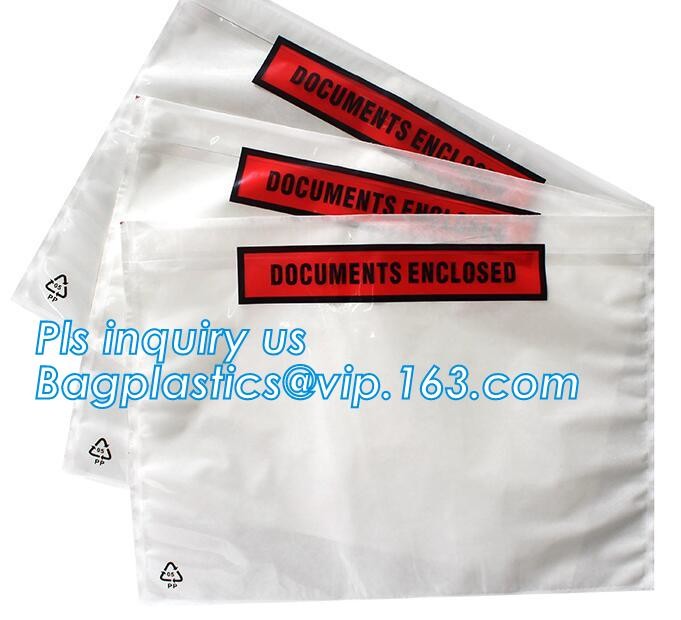 packing list envelope for AWB, packing list envelope mailing bag for express, Packing List Enclosed Envelopes, bagease