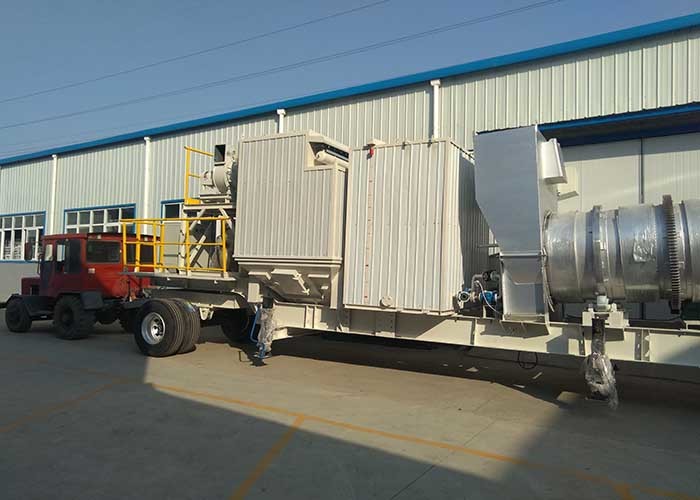 80tph Continuous Asphalt Mixing Plant / Mobile Asphalt Batch Plant Easy to Operate