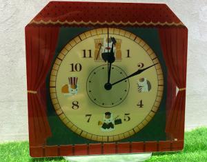 China Customised Square Anime Cartoon Character Clock Plastic Table Clock on sale