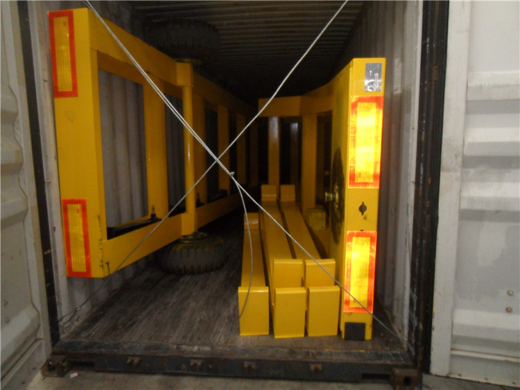 3 Axles 60 Tons Truck Open Cargo Flatbed Stake Fence Trailer with 2" JOST King Pin