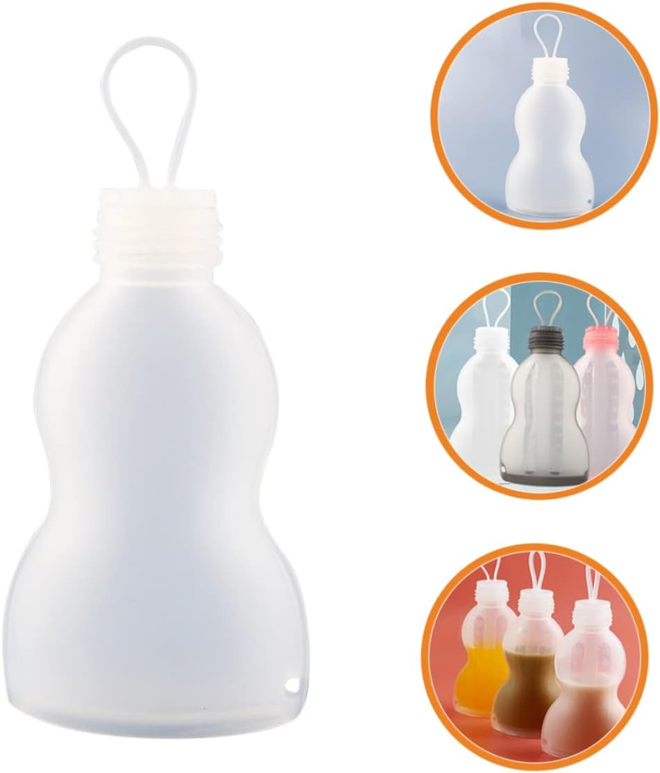 Portable Silicone Breastmilk Bags , Washable Silicone Breast Milk Storage Containers