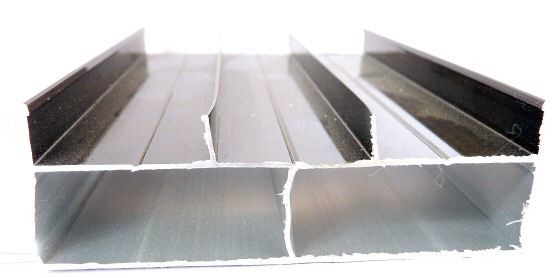 Black Color Aluminium Door Profiles Square ， Aluminum Round For Sliding Glass Door