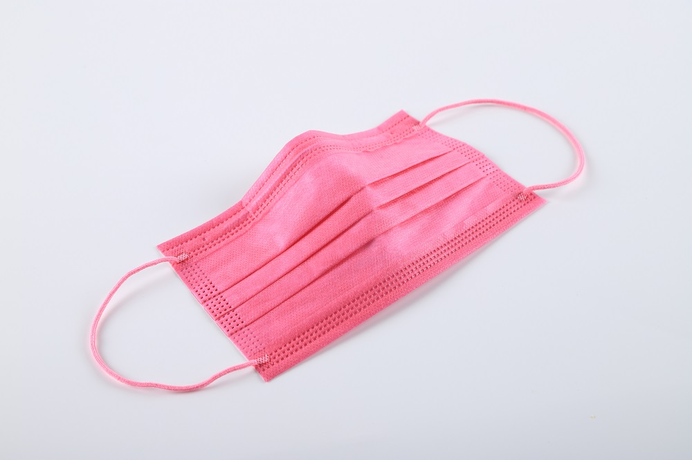 S&J Disposable pink dental surgical face mask ASTM F2100 LEVEL3