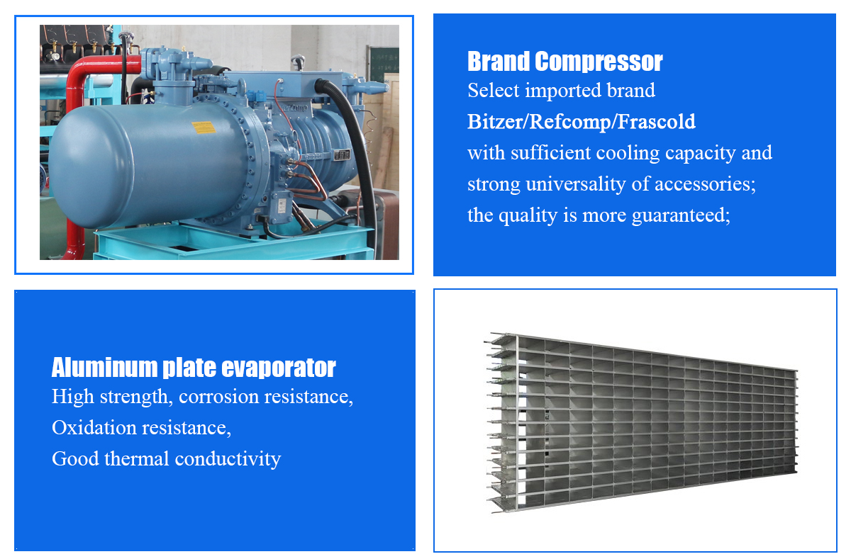 Long Service Life Industrial Ice Block Making Machine for Fishery Ice Production