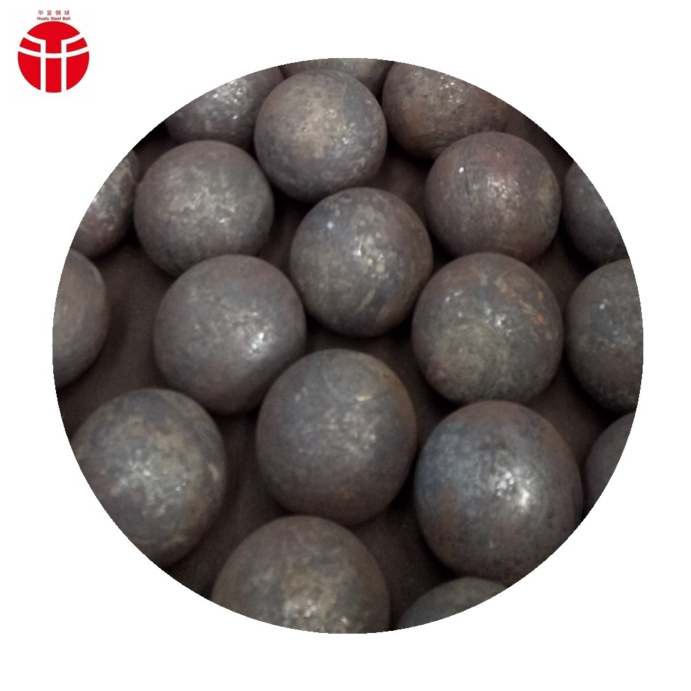 48HRC 53HRC Cast High Chromium Grinding Steel Balls For Cooper Mine ISO9001