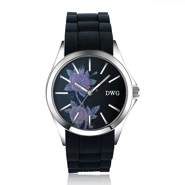 Japan Movt Silicone Sports Watch With Multi - Color Interchangeable Band