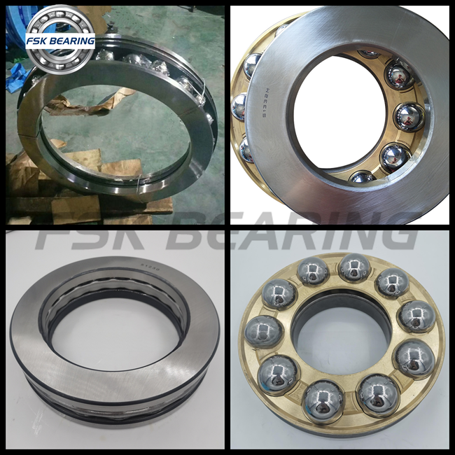 Single Direction 51396 Thrust Ball Bearing 480*730*195mm Gcr15 Chrome Steel