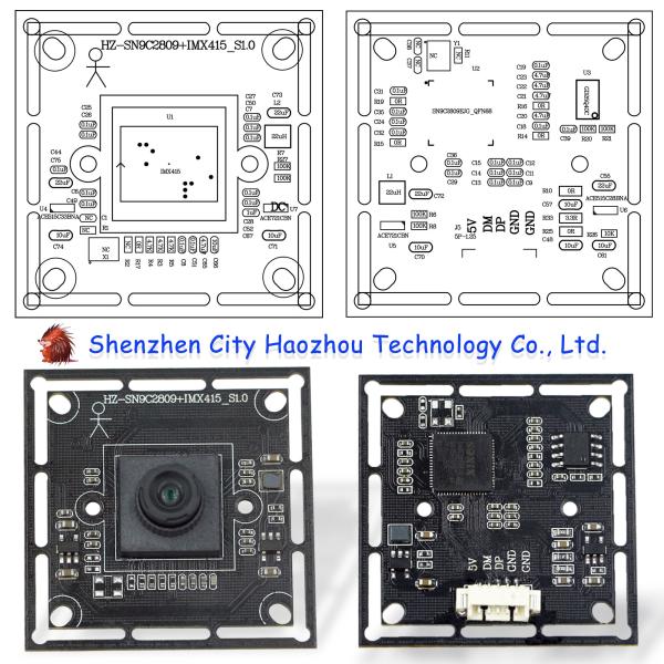 IMX415 4K 30fps 120 degree distortion-free wide-angle night vision HDR industrial camera module