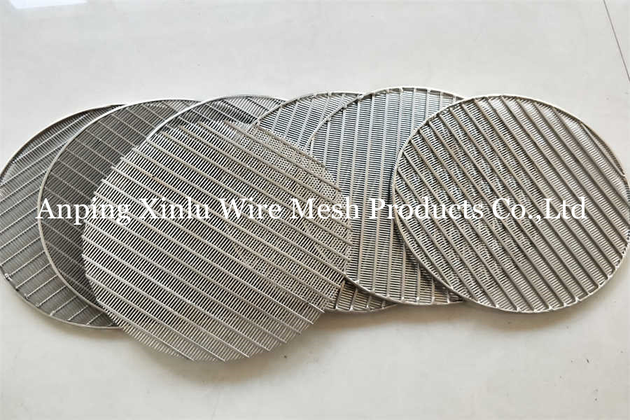 Smooth Wedge Wire Screen Panel V Wire Welded Screen Plate Slot Separator