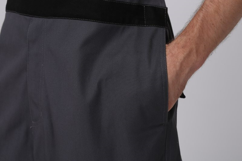 1% Carbon Fiber Anti Static Workwear 350gsm Fire Resistant Bib Overalls